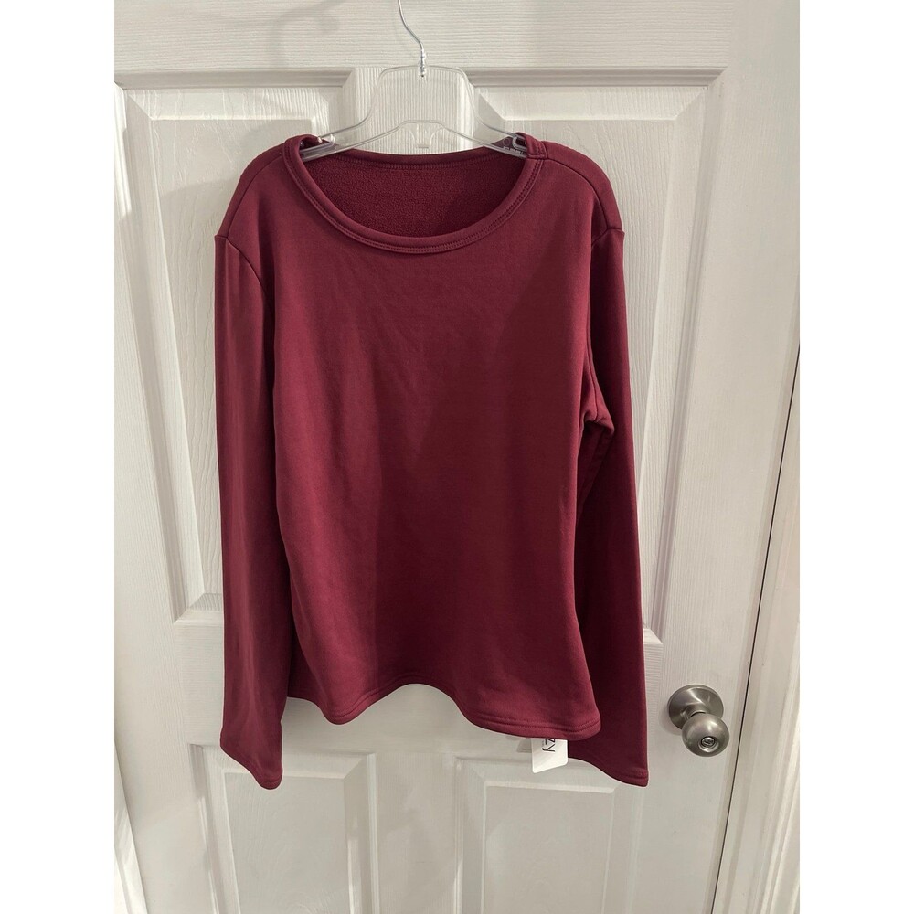 Dazy Fleece Shirt Maroon Size XL New With Tags